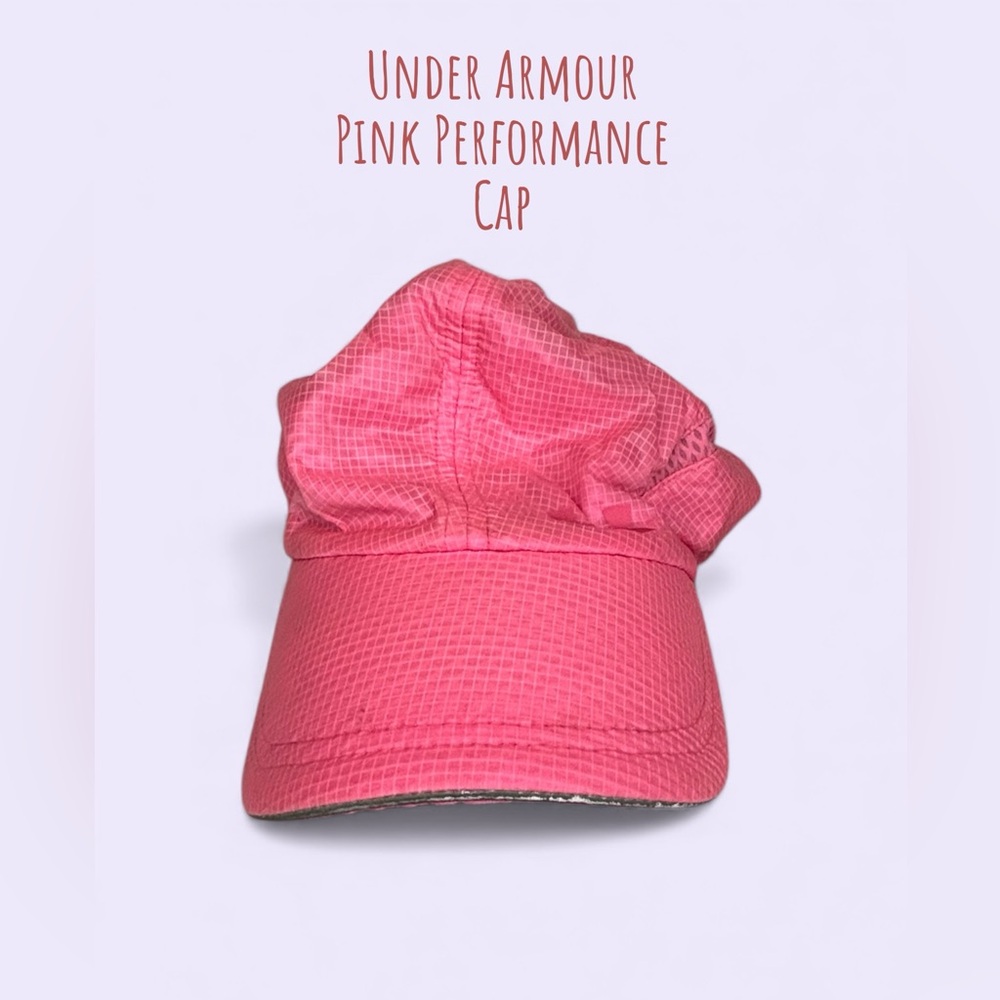 Under Armour Pink Performance Cap – Lightweight Breathable Active Hat